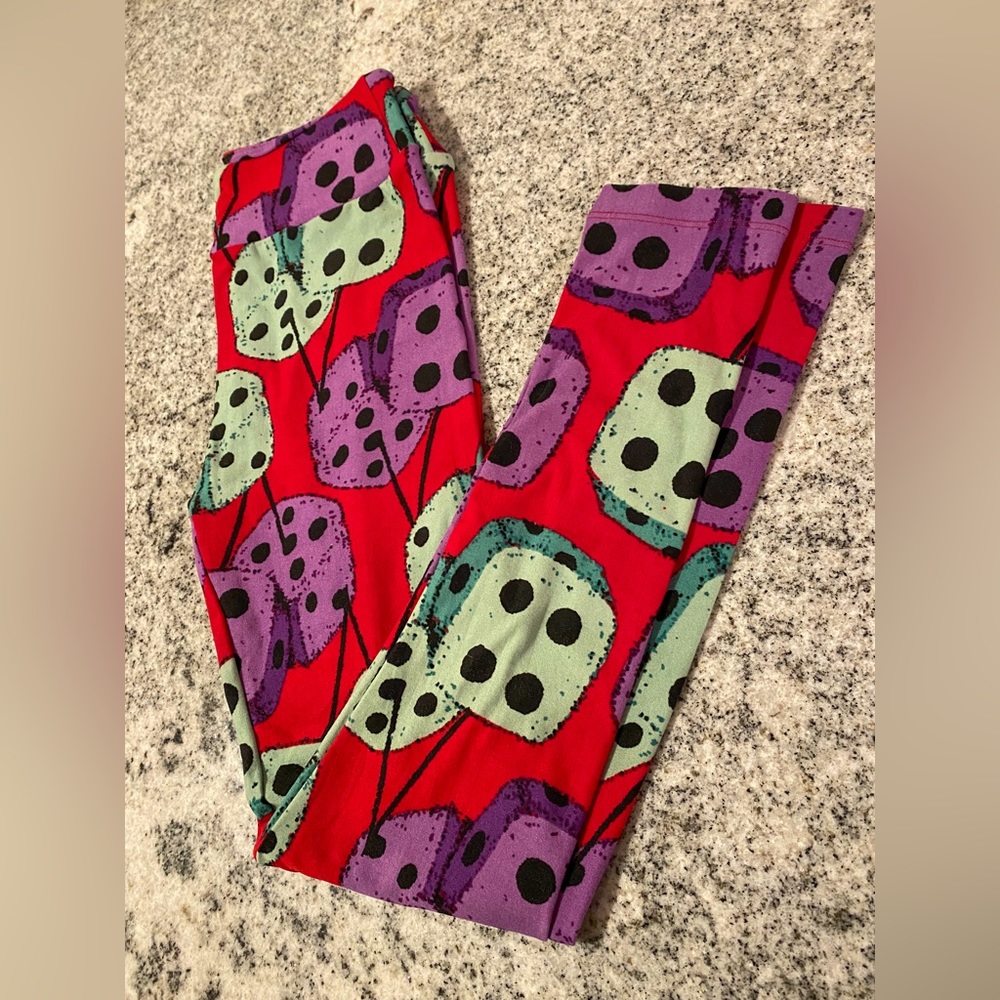 LuLaRoe OS Dice Leggings